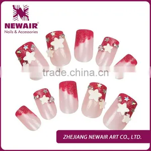 One Sale---3D Star Decoration Fake Nail Art Tips thumbnail-1