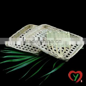 Natural Bamboo Food Tray thumbnail-1