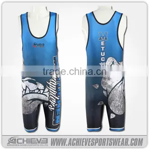 Custom Design Wrestling Singlet Cheap Wrestling Singlet thumbnail-5