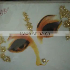 GOLD STICKER Face Eye Corner TATTOO Card thumbnail-1