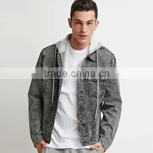 Best Price Men Jean Denim Jacket Hoodies Wholesale Suppliers thumbnail-1