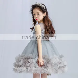 Top Selling Products 2017 Embroidery Lace Children Latest Dress Style thumbnail-5