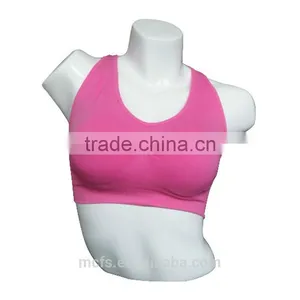 Cheap Seamless Running Bra Fashion Ladies Sexy Bra Lingerie Fitness Wear Plain Sprots Bra thumbnail-1