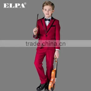 ELPA Slim Black Fancy Blue Red Children Suit 3 Piece Kids Boys Suits thumbnail-3