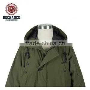 M1121 Men Winter Casual Long Padding Parka thumbnail-4