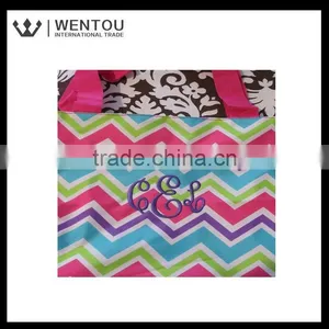 Wholesale Custom Chevron Tote Bag thumbnail-2