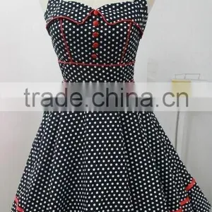 Rockabillie Dress Evening Dresses For Middle Aged Women Fashion Dress Vintage Rockabilly Ladies 1950's Dresses thumbnail-1