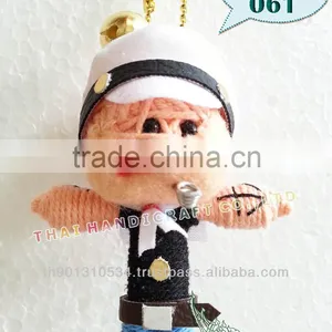 Handmade Keychains Keyrings Voodoo Doll String Accessories Bag Gifts thumbnail-1
