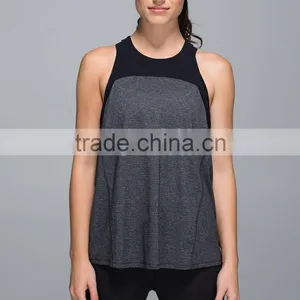 Ladies Tops Latest Design Custom Fitness Sports Gym Yoga Tank Top thumbnail-5