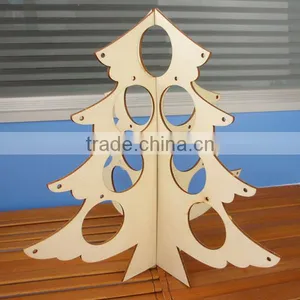 DIY Christmas Tree Ornament Wood Craft Christmas Gift Decoration thumbnail-1