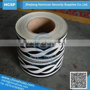 Black/yellow Custom Size Hazard Warning Reflective Marking Tape thumbnail-1
