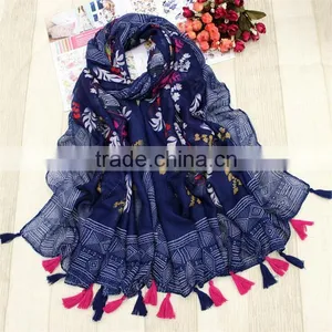 Fashion Custom Lady Scarf Low MOQ 100pcs thumbnail-3