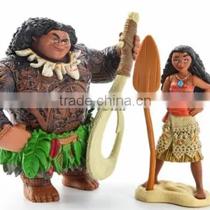 Newest Disny Movie Moana Action Figures Set of 10pcs, PVC Mini Figure Moana Figures thumbnail-4