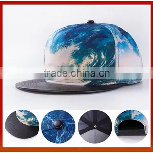 Top Quality 3D Printed Customize Snapback Hats/Printed Hip Hop Snapback Caps thumbnail-1