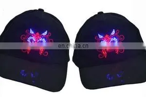 Colorful Lighting Up Baseball Caps With Battery to Light up Your Passion thumbnail-5