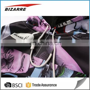 OEM Custom Printed Breathable Oversized Dry Fit Hoodies With Cotton thumbnail-6