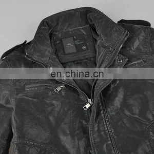 Classic Wearable Handsome Mens Pakistan Leather Jacket thumbnail-4