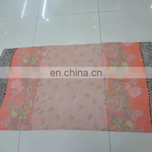 New Style Hot Hijab Sexy Women Scarf Shawl Floral Printed Chiffon Georgette Scarf thumbnail-2