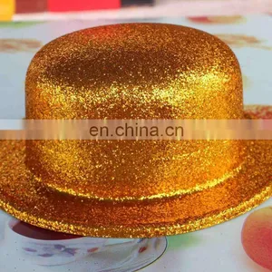 Gold Glitter Party Hats thumbnail-1