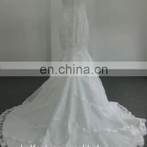 EBX-57 Off Shoulder With Lace Wedding Dress | Pinup Dress thumbnail-2