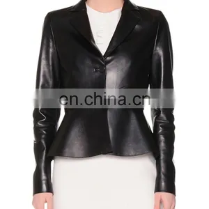 Genuine Leather Jacket Women thumbnail-1