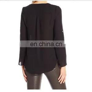 High Quality Ladies New Design Logo Shirt thumbnail-2