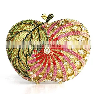 2015 Fashion Crystal Handbag Rhinestone Clutch Bag Evening Clutch Bag Wedding Bag Handmade Women Bag thumbnail-4