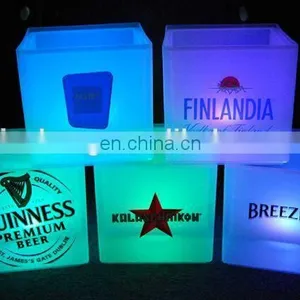 Custom New Design Colorful Led Square Ice Bucket for Bar Using thumbnail-5