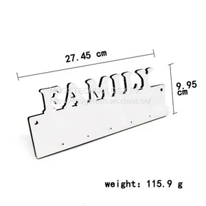 Sublimation MDF Key Holder With FAMILY Words thumbnail-2