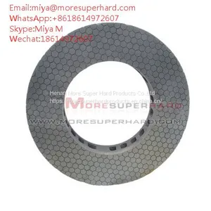 Vitrified Bond Double Disc Grinding Wheel for Hydraulic Pneumatic Components Miya@moresuperhard.com thumbnail-1