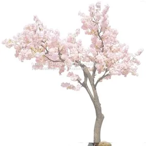 Large Artificial Trees Silk Cloth Fake Cherry Blossoming Tree With Real Looking for Park Decoration thumbnail-1