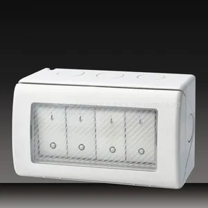 Waterproof Push Button Wall Switch Socket With Protected Cover thumbnail-2