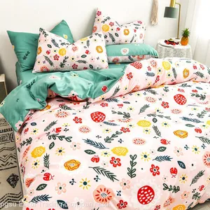 Autumn and Winter Thickened Cotton Sanded 4pcs Bedding Set thumbnail-1