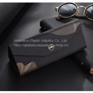 Personalized and Creative Portable Sunglasses Case; Unisex Folding Eyeglasses Holder thumbnail-5