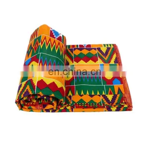 HOT SALE!!! China Supplier Plain Wax African Cotton Fabric 6 Yards per Piece for Sale thumbnail-4