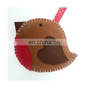 Wholesale Wall Hanging Craft Felt Christmas Tree Ornaments for Children thumbnail-1