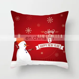 1PCS Custom Made Merry Christmas Happy New Year Cushion Cover thumbnail-6