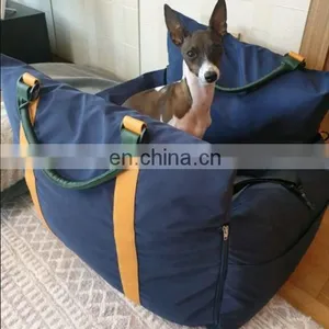 Luxury Dog Car Seat Multi Functional Pet Bed Portable Travel Dog Bed With Handle Dog Car Mat thumbnail-2