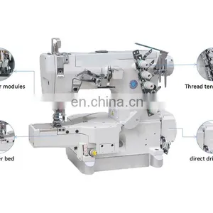 BA 600-01D 600-01D DIRECT DRIVE HIGH SPEED CYLINDER BED INTERLOCK SEWING MACHINE thumbnail-3