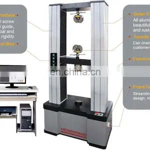 Tabletop Dual Column Electromechanical Universal Test Machine 50 KN(11250 Lb) for Tension Bending and Compression Test thumbnail-4
