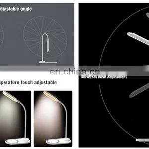 Hot Sell USB Rechargeable Desk Lamp Support Wireless Charging Table LED Lamp Auto Timer 5 Brightness Adjustable Student Lamp thumbnail-7