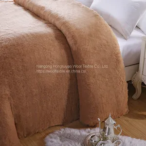 100% Camel Wool Fabric Camel Coat Wool Camel Hair Wadding thumbnail-2