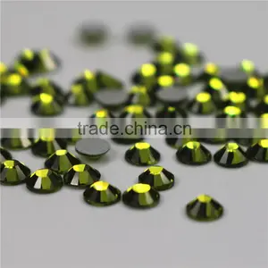 Top Quality Wholesale Army Green Flatback Non Hotfix Tape Rhinestones for Weddingdress thumbnail-1