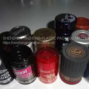 Automatic Cyindrical Single Color Plastic Bottle Cap Cosmetic Jar uv Screen Printing Machine Color Wheel thumbnail-4