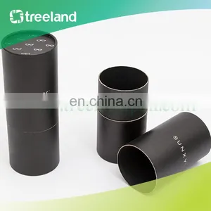 Customized Fancy Black Cylindrical Cardboard Boxes thumbnail-1