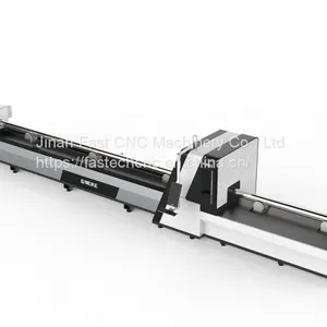 High Quality 3000W CNC Fiber Laser Tube Cutting Machine ISO CNC Laser Pipe Cutter Model LF60M thumbnail-4