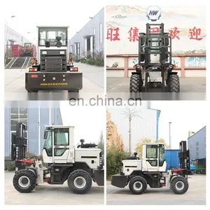 High Quality Rough Terrain Forklift Truck Used Forklift Truck With Articulated Diesel Mini Forklift Truck thumbnail-2