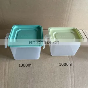 Fruit Vegetable Storage Fridge Storage Box Stackable Fridge Organizer Set With Handle And Lid thumbnail-5