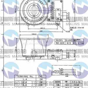 JRC NVS441R Unsaturated Polyester Microphone Connector Box thumbnail-2