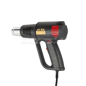 QR 83C Qili Two Wind Speed Adjustment Air Spray Gun Mini Portable Hot Air Gun Soldering Station 1.Double Heating Wire Design Imported From Germany 2.Grille Air Outlet, Air Supply With Uniform Temperature 3.High Quality Motor Imported From Japan 4.PVC po thumbnail-1